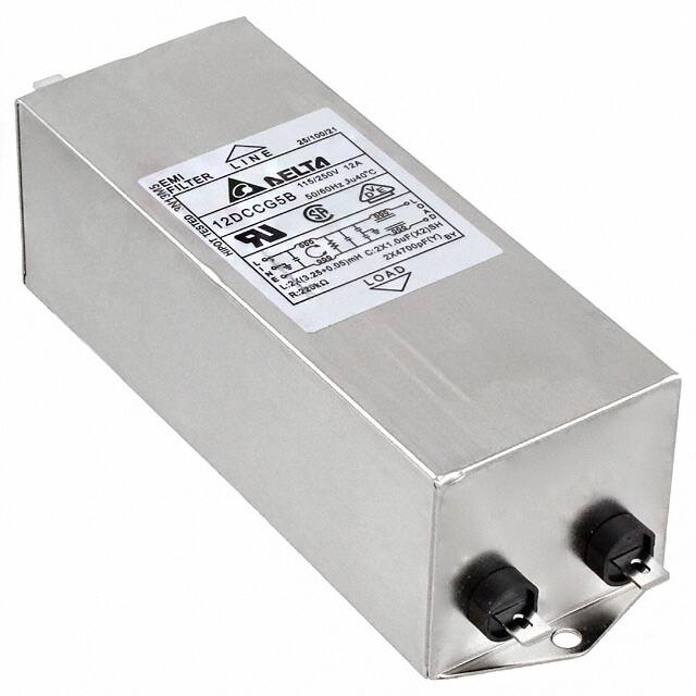 12DCCG5B Delta Electronics  Moduli di filtro di linea di alimentazione